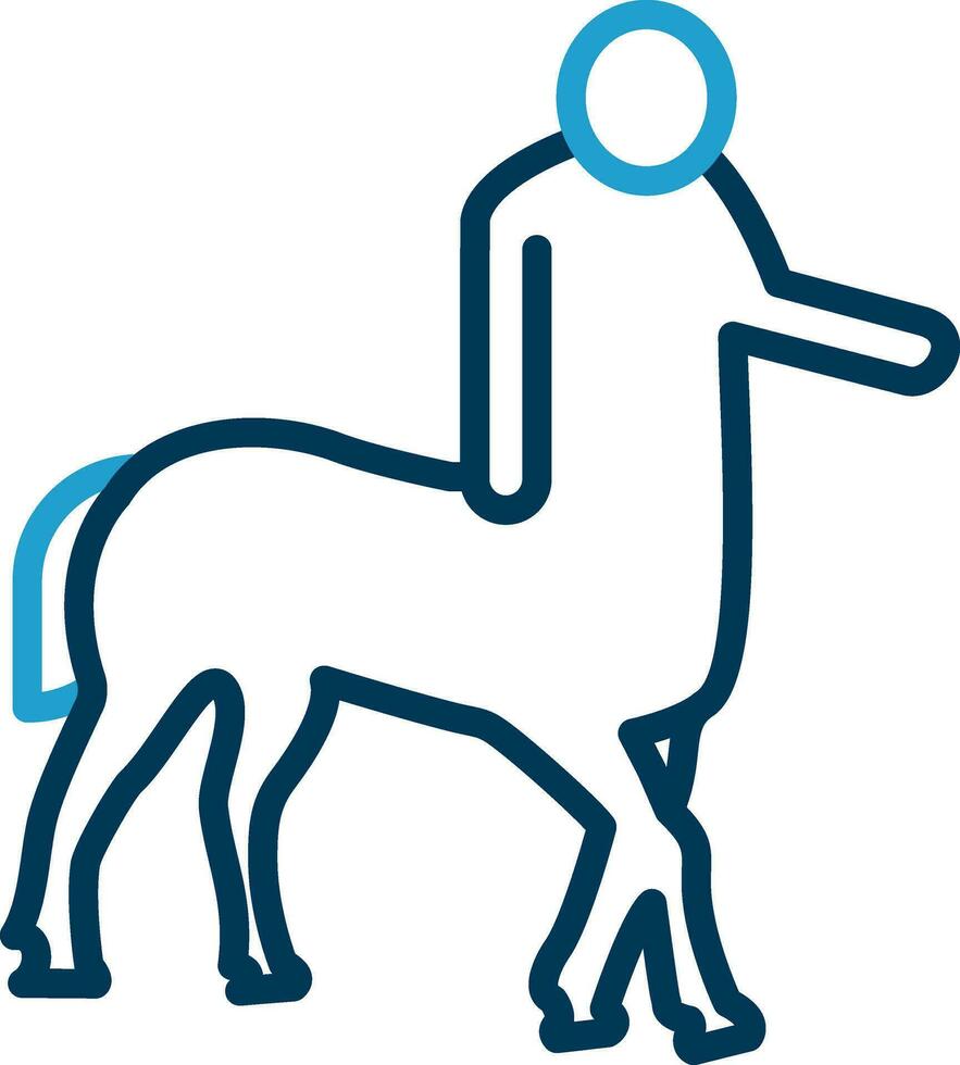 Centaur Vector Icon Design