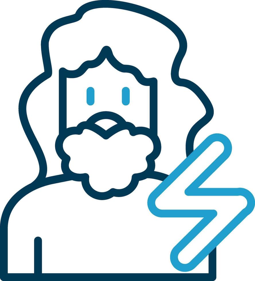 Zeus Vector Icon Design