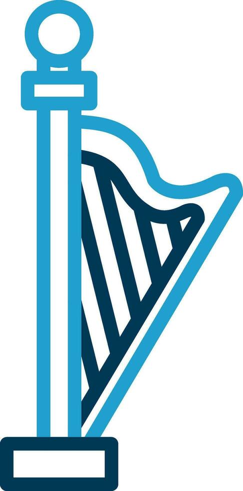 Harp Vector Icon Design