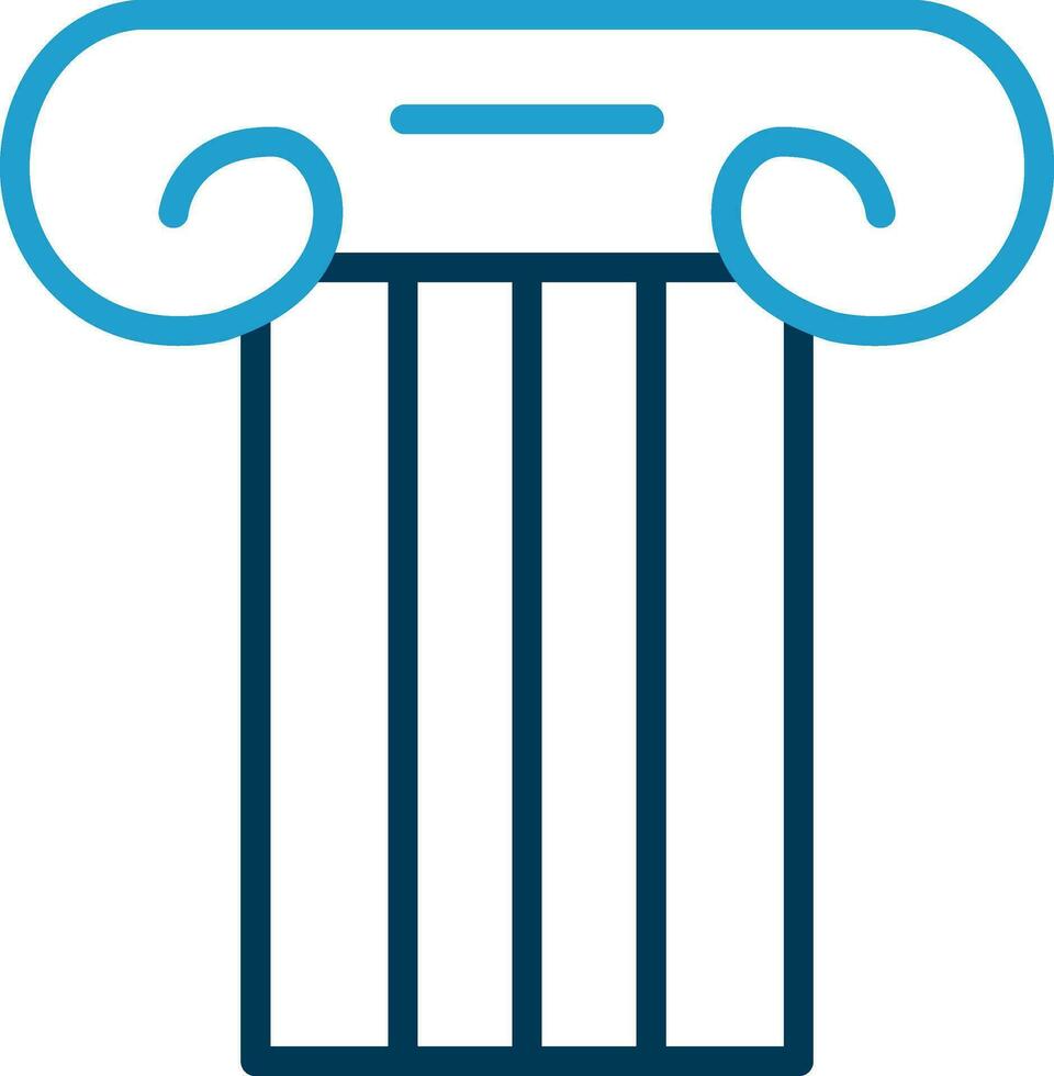 Ancient pillar Vector Icon Design