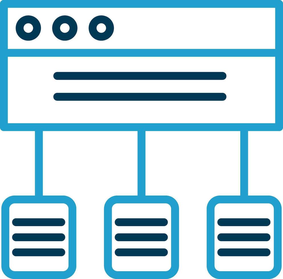 Data flow Vector Icon Design