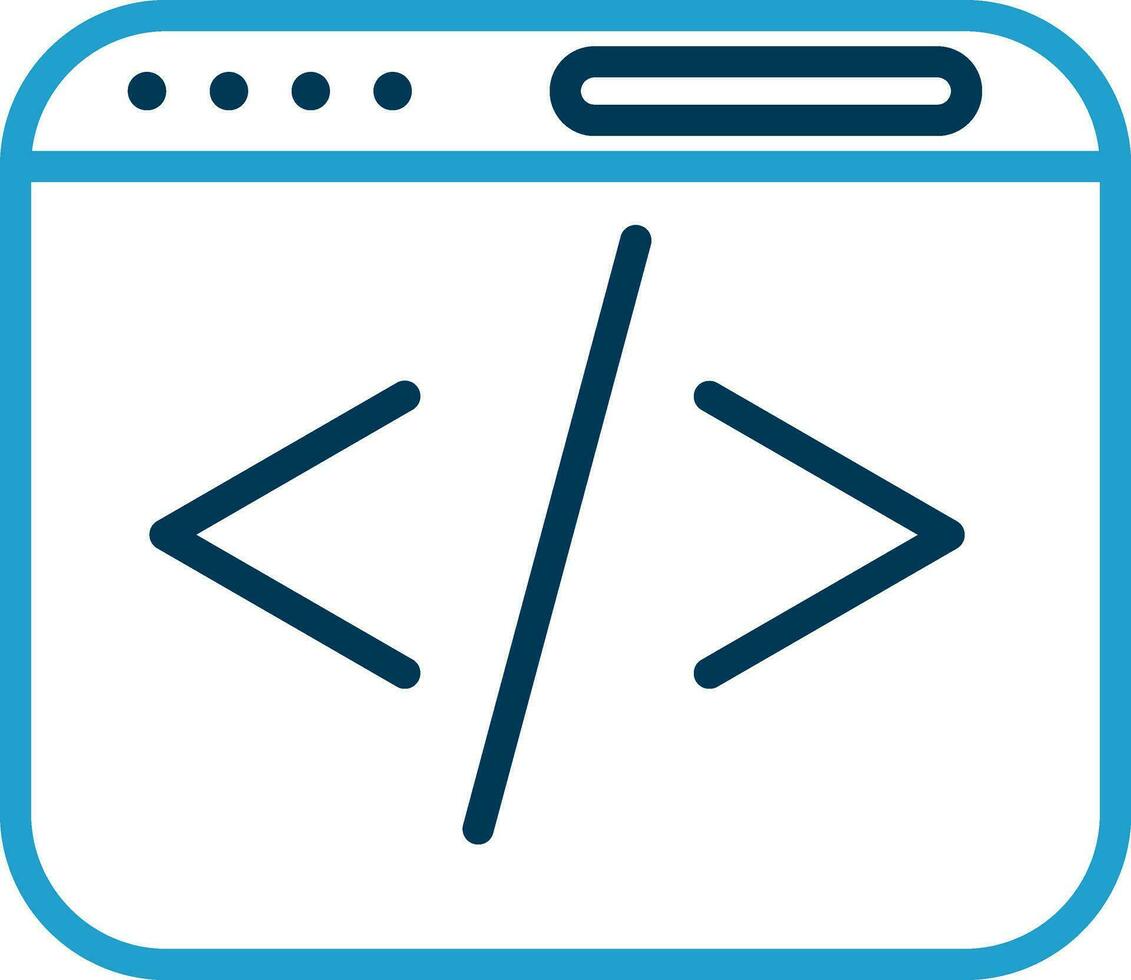 web codificación vector icono diseño