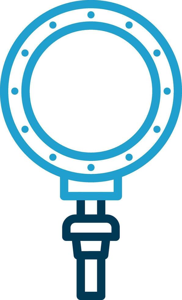 Ring light Vector Icon Design