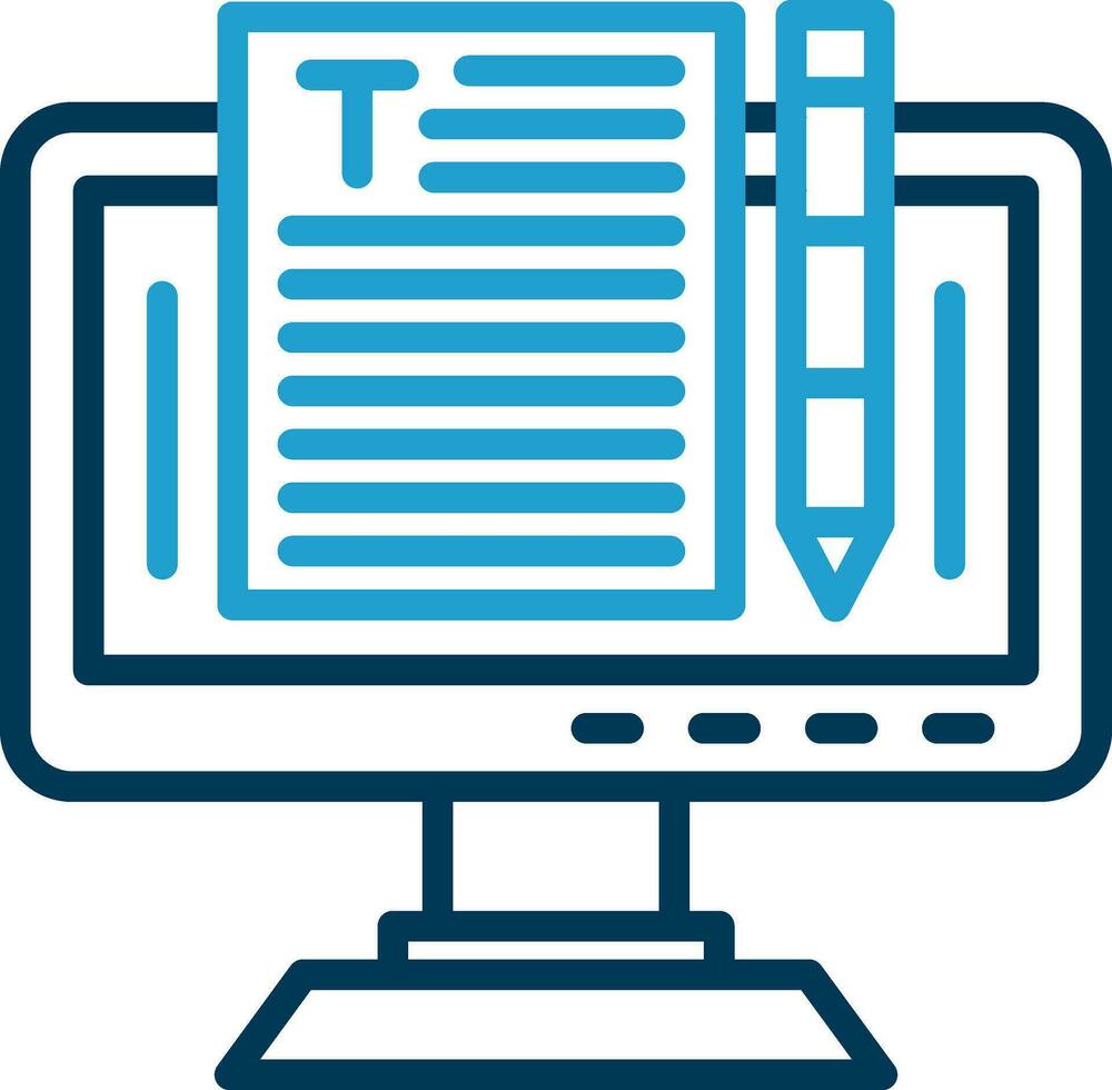 Copywriting Vector Icon Design