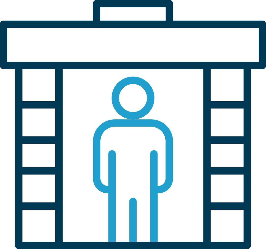 Metal detector Vector Icon Design