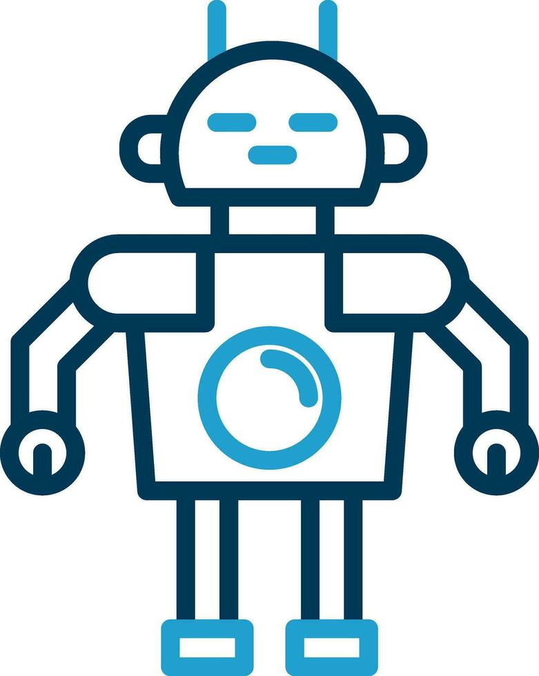 Robot Vector Icon Design