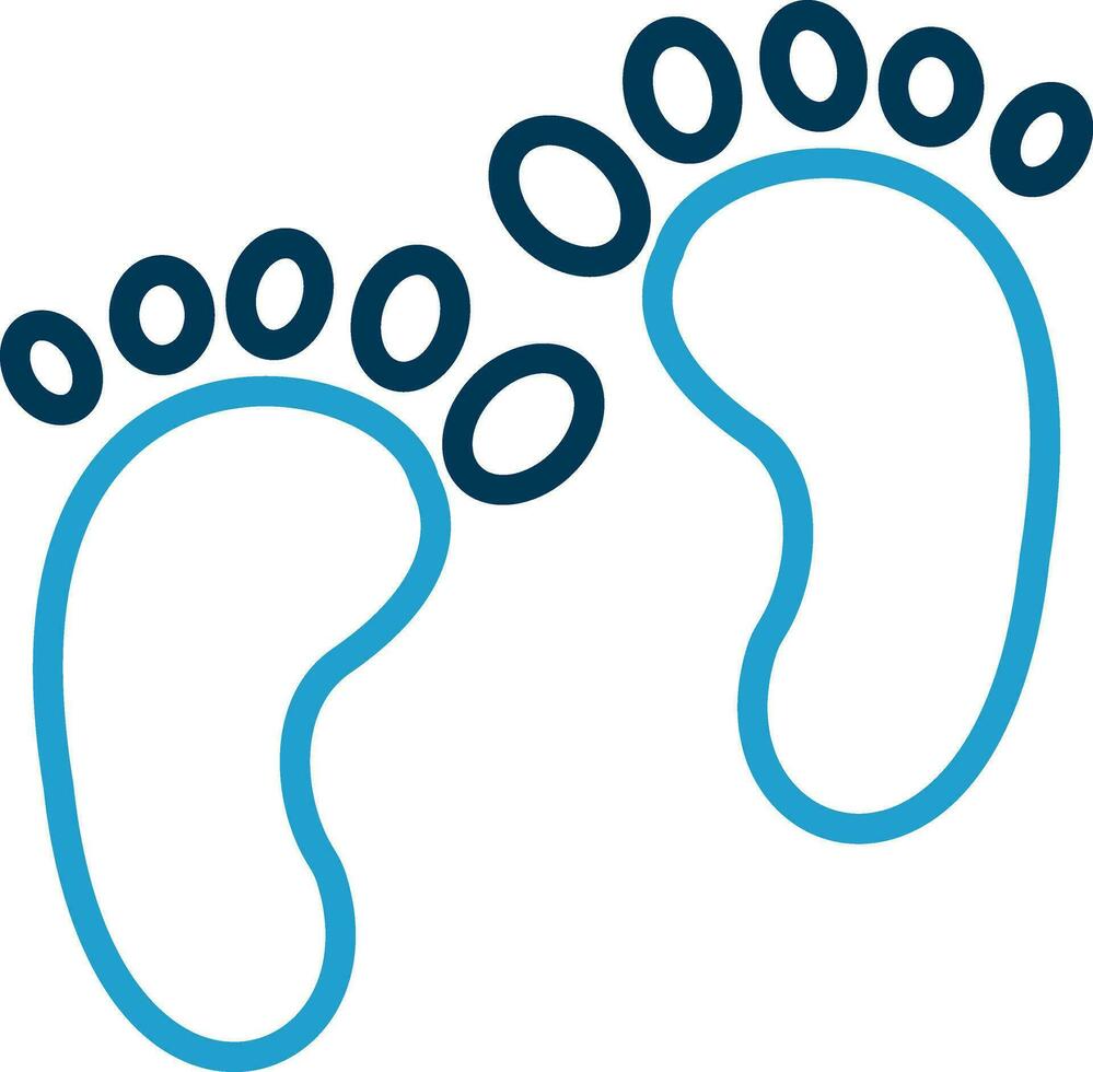 Footprint Vector Icon Design