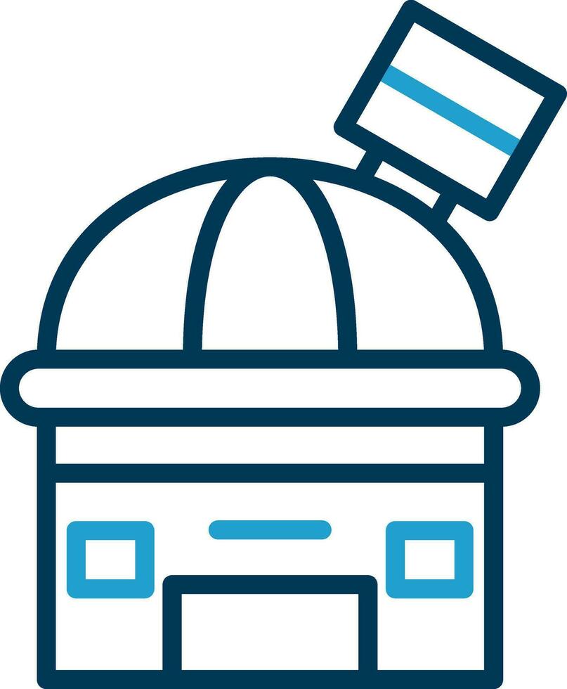 Observatory Vector Icon Design