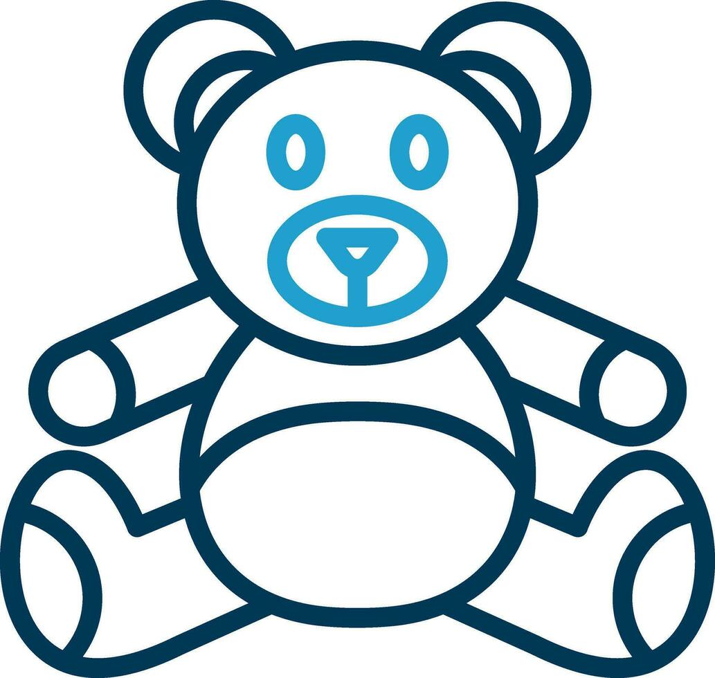 Teddy bear Vector Icon Design