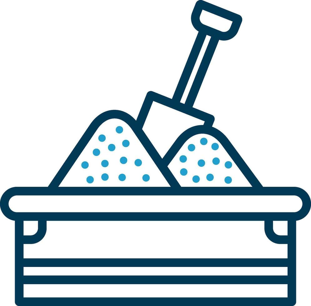 Sandbox Vector Icon Design