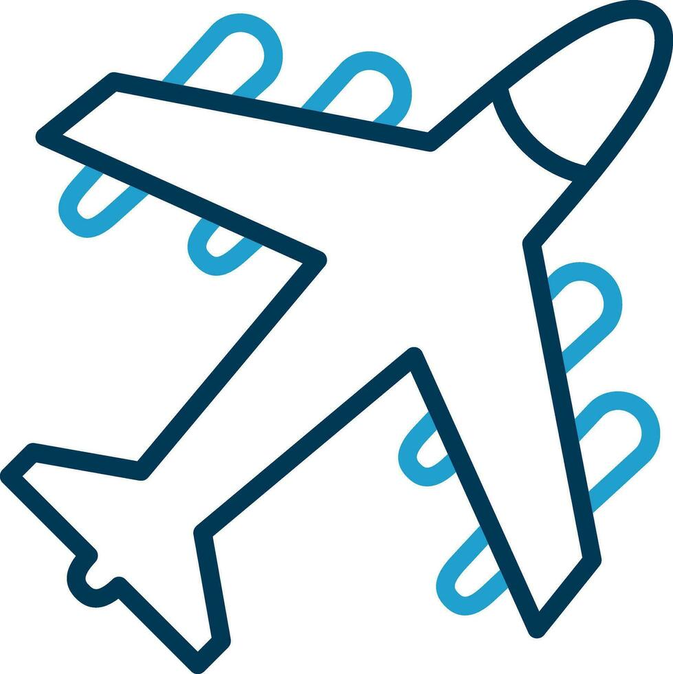 diseño de icono de vector de avión