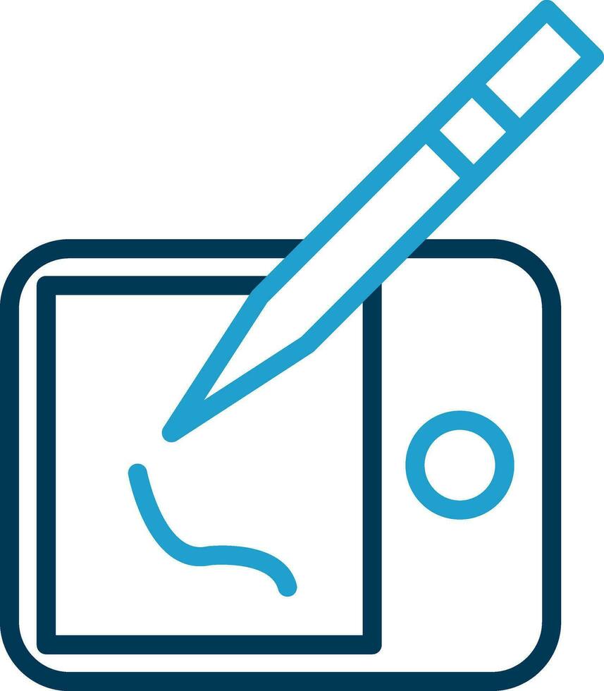 Drawing tablet Vector Icon Design