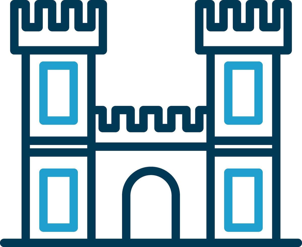 Castle Vector Icon Design