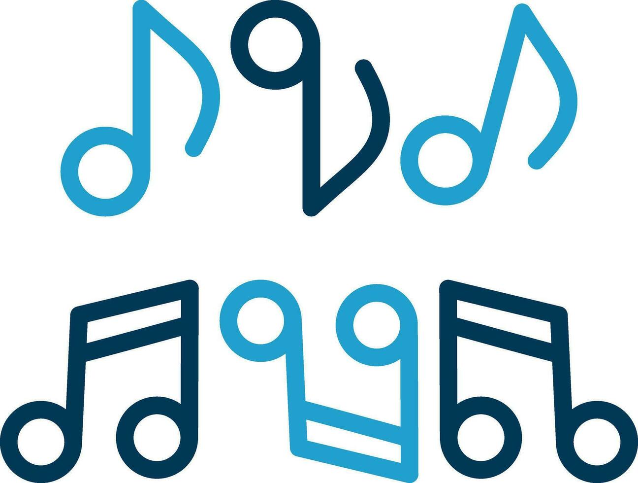 Musical note Vector Icon Design