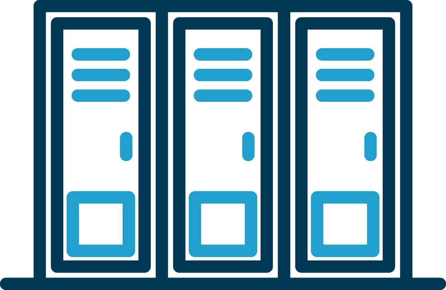 Locker Vector Icon Design