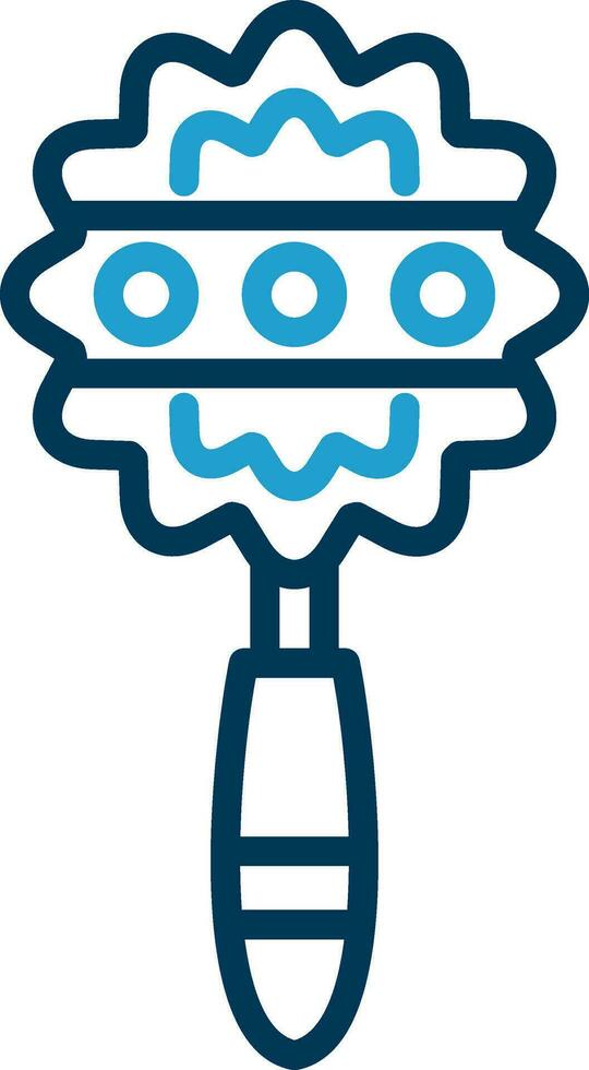 Rattle Vector Icon Design