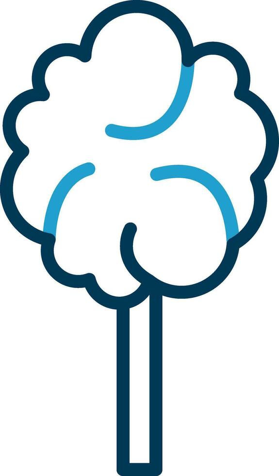 Cotton candy Vector Icon Design