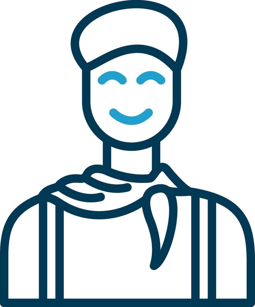 Mime Vector Icon Design