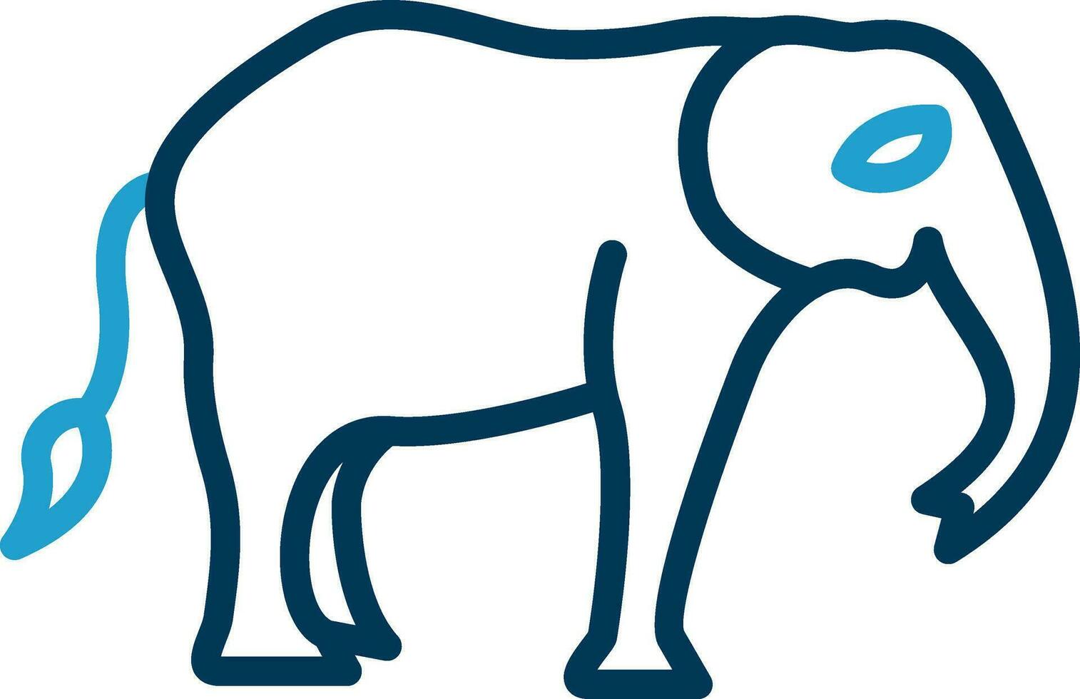 Elephant Vector Icon Design
