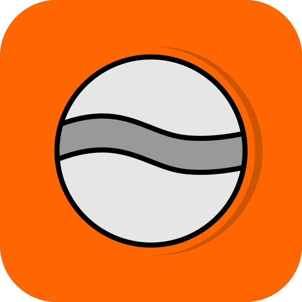 diseño de icono de vector de pelota de golf