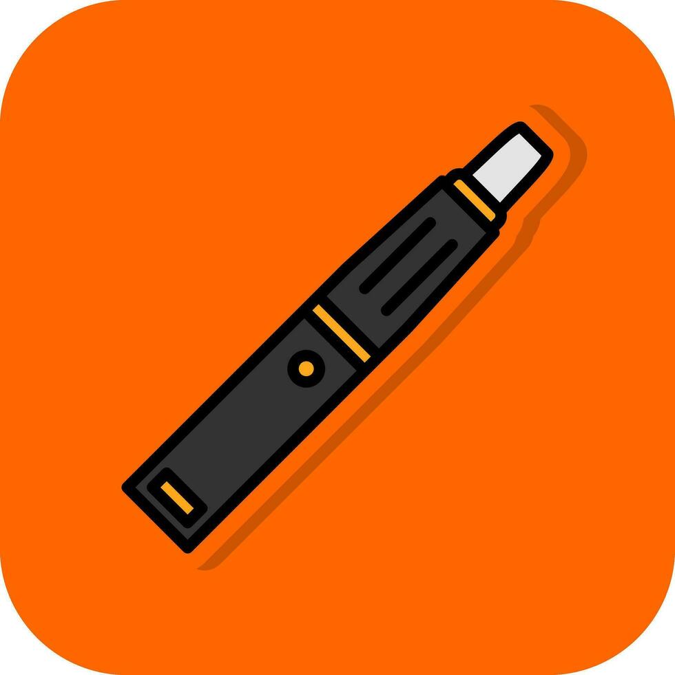 Electronic cigarette Vector Icon Design