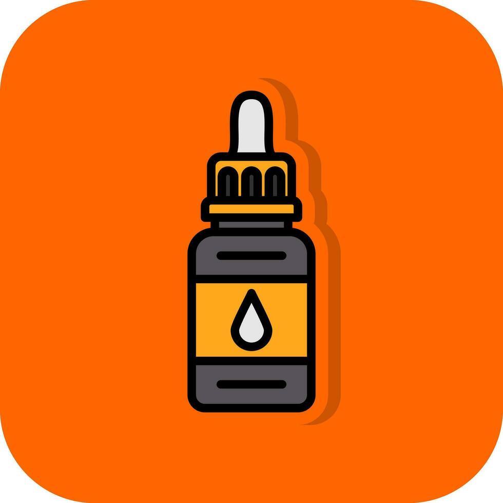 Vape liquid Vector Icon Design