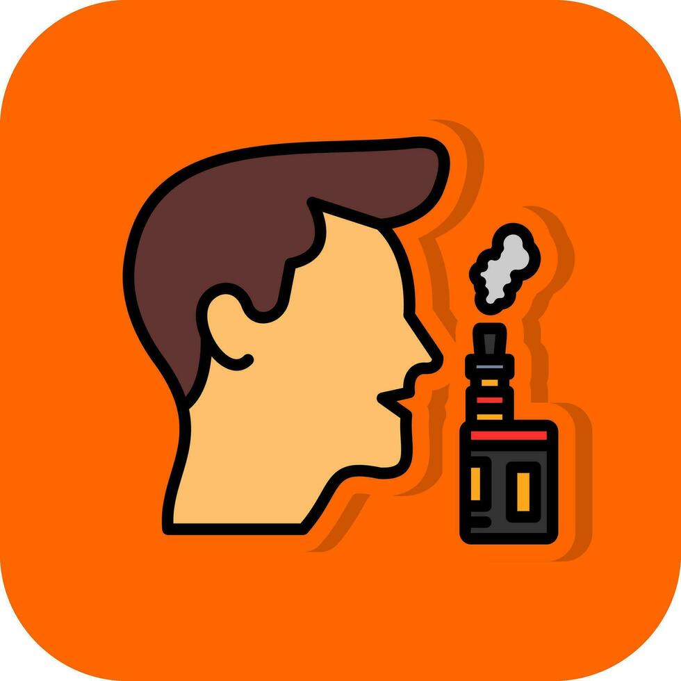 Vaper Vector Icon Design