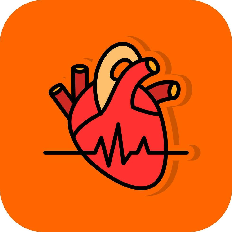 Heart rate Vector Icon Design