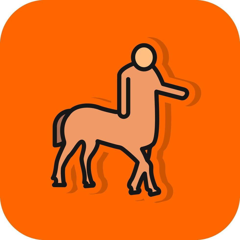 Centaur Vector Icon Design