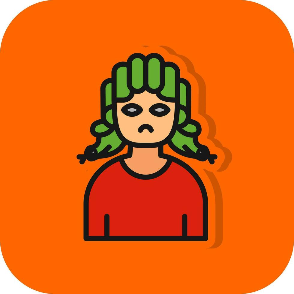 Medusa Vector Icon Design