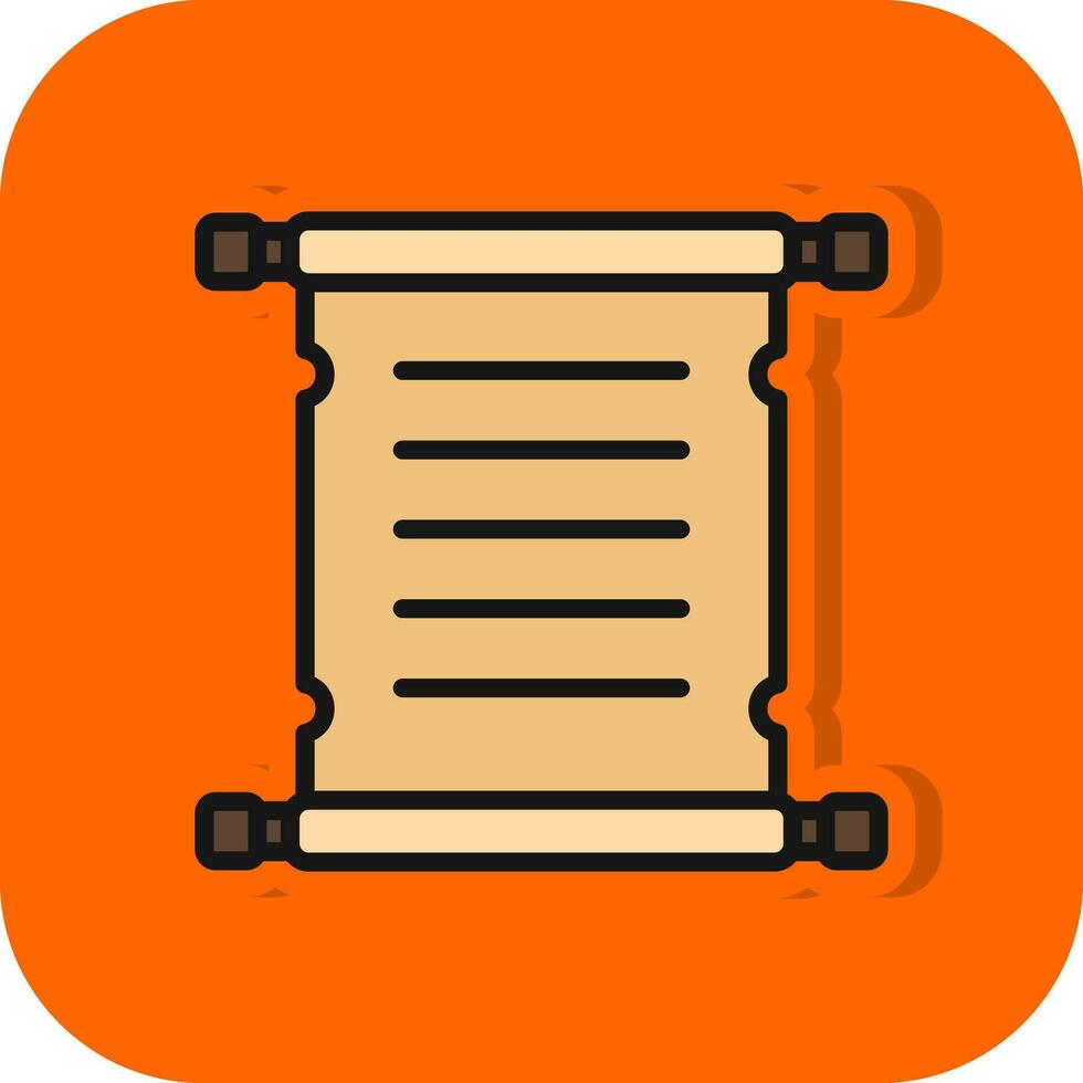 Parchment Vector Icon Design