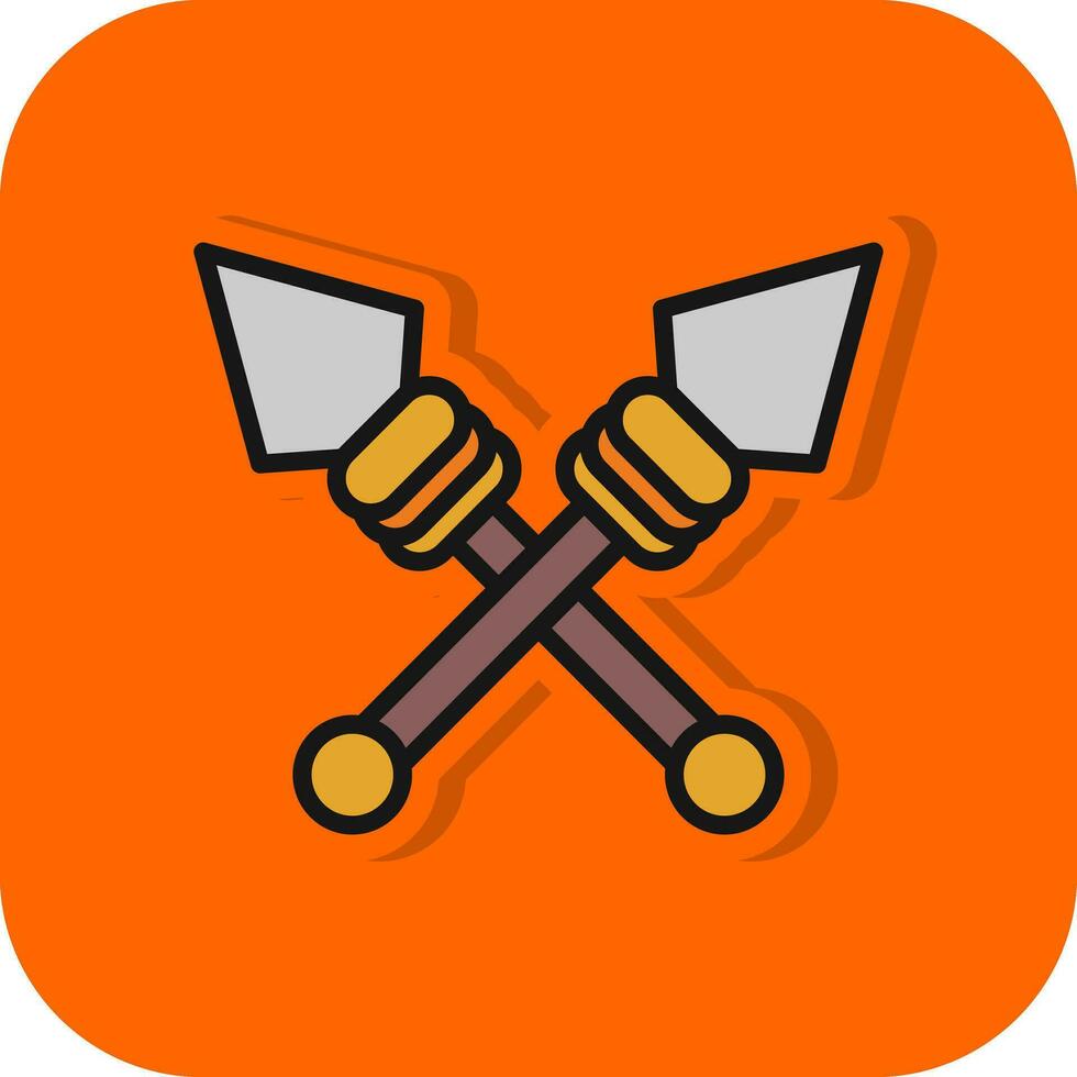Spear Vector Icon Design