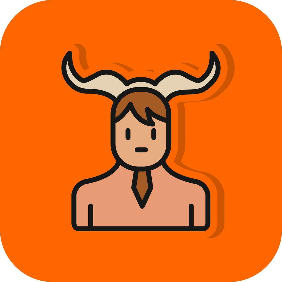 Satyr Vector Icon Design