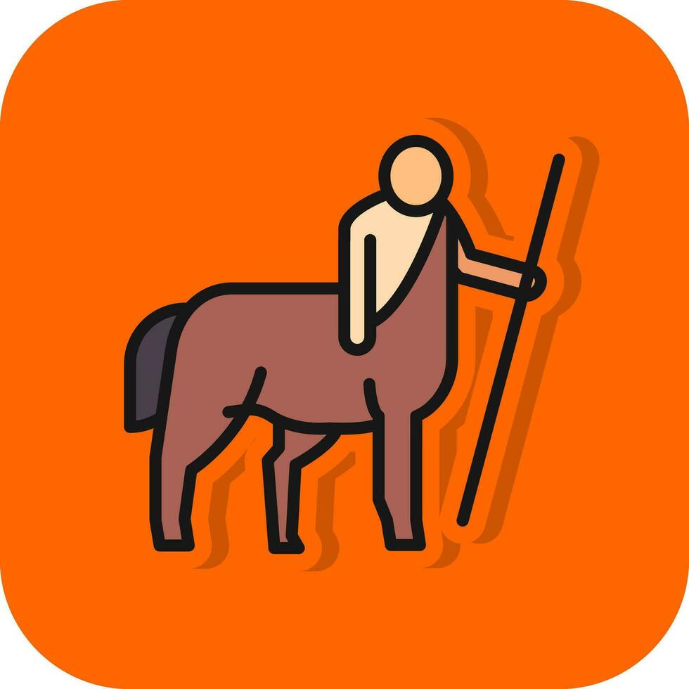 Centaur Vector Icon Design