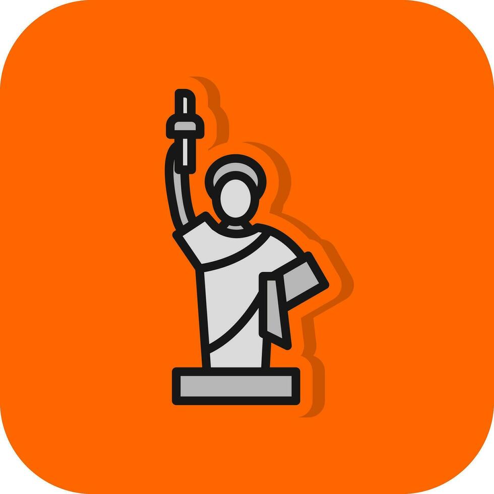 Statue Vector Icon Design