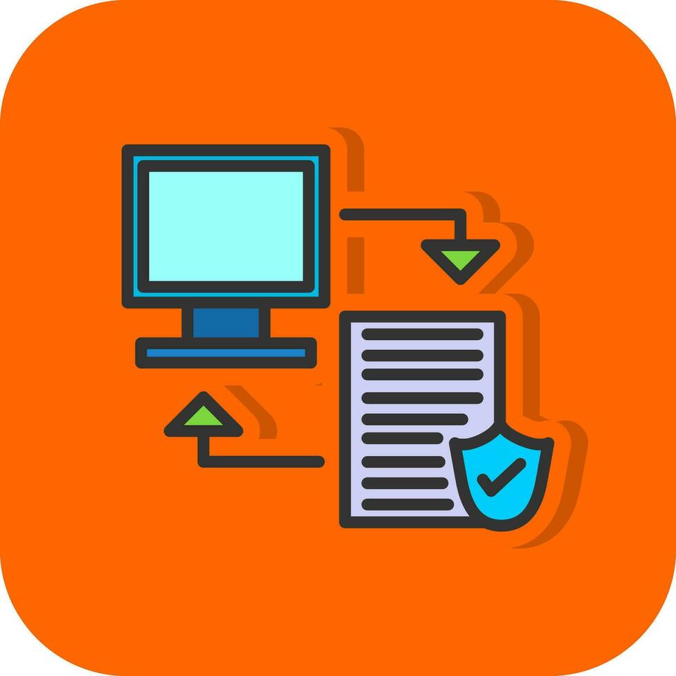 Data transfer Vector Icon Design