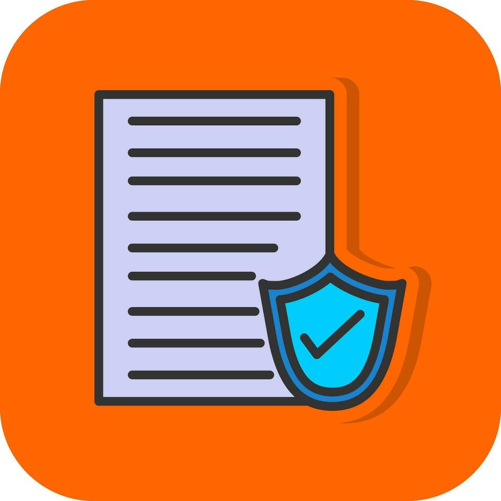 File protection Vector Icon Design