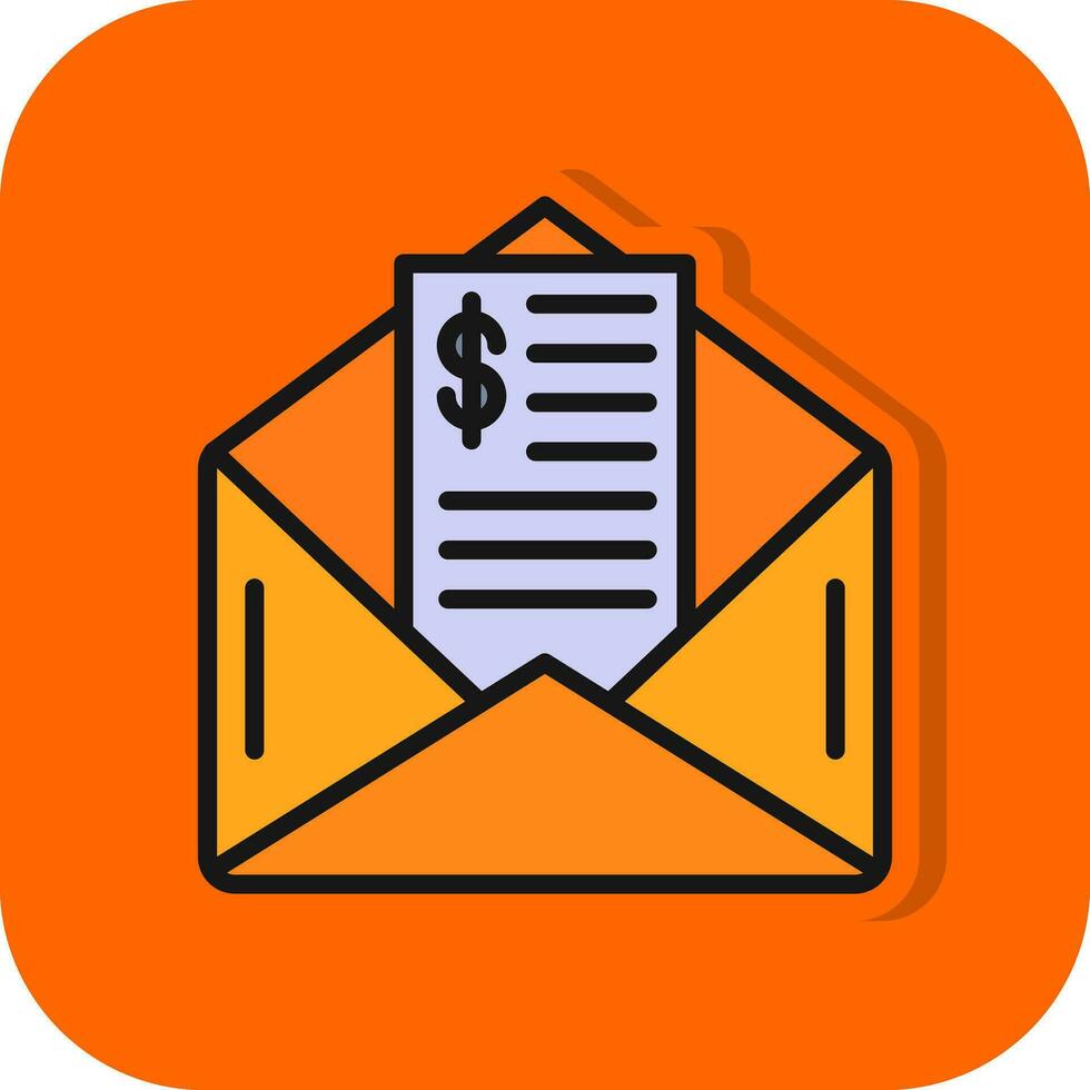 Paycheck Vector Icon Design