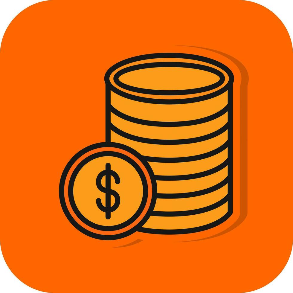 Coin Vector Icon Design