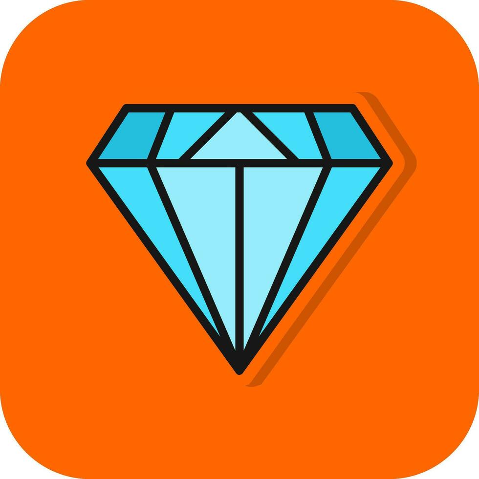 diseño de icono de vector de diamante