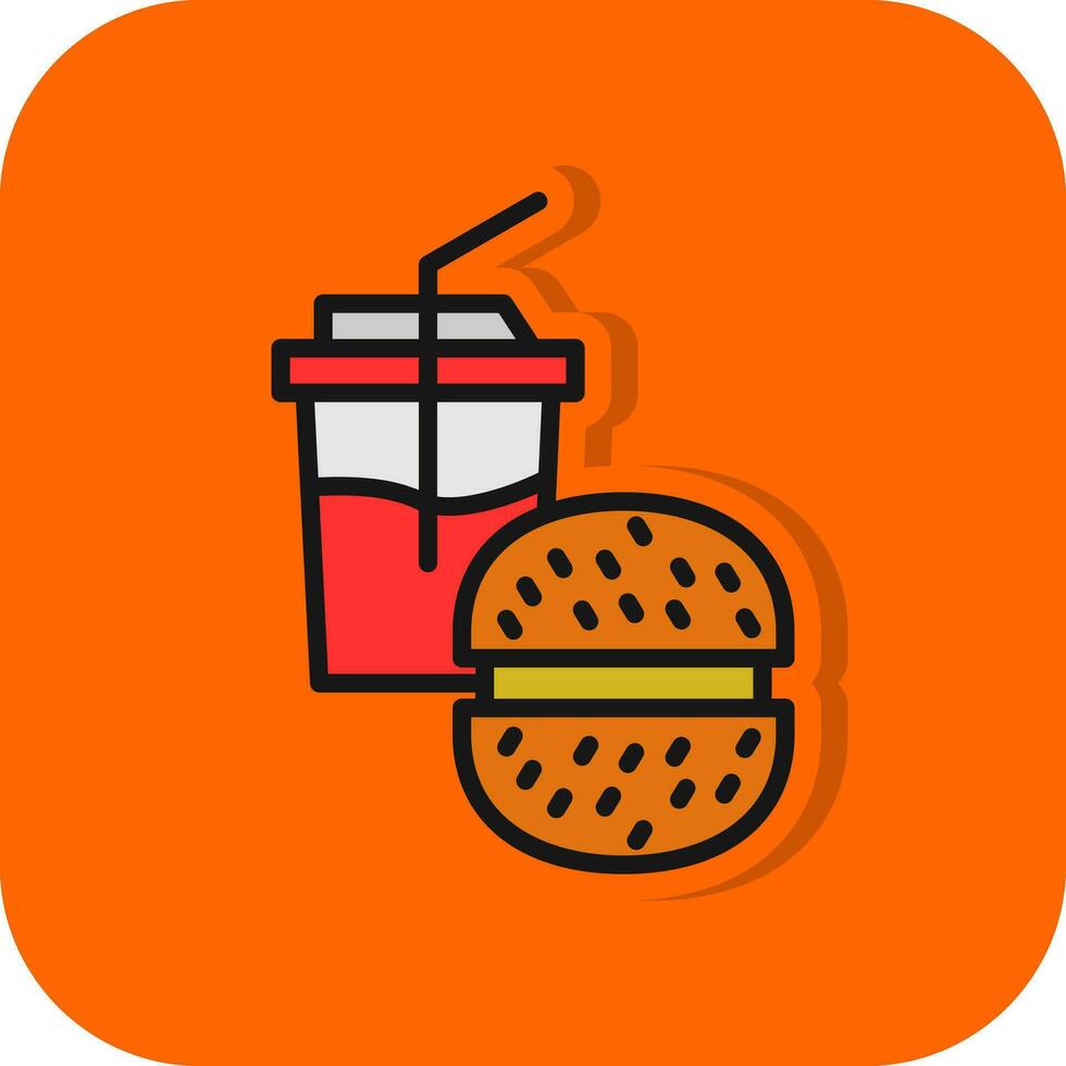 Fast food Vector Icon Design