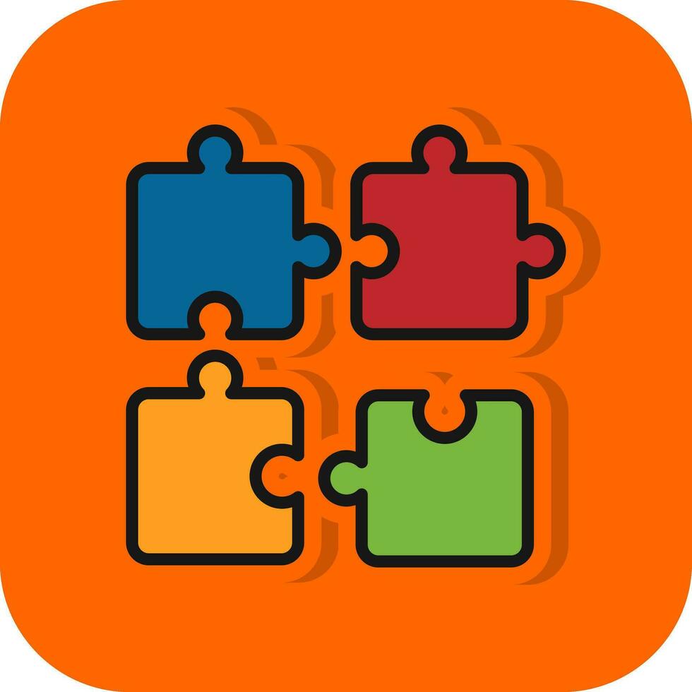 Puzzle Vector Icon Design
