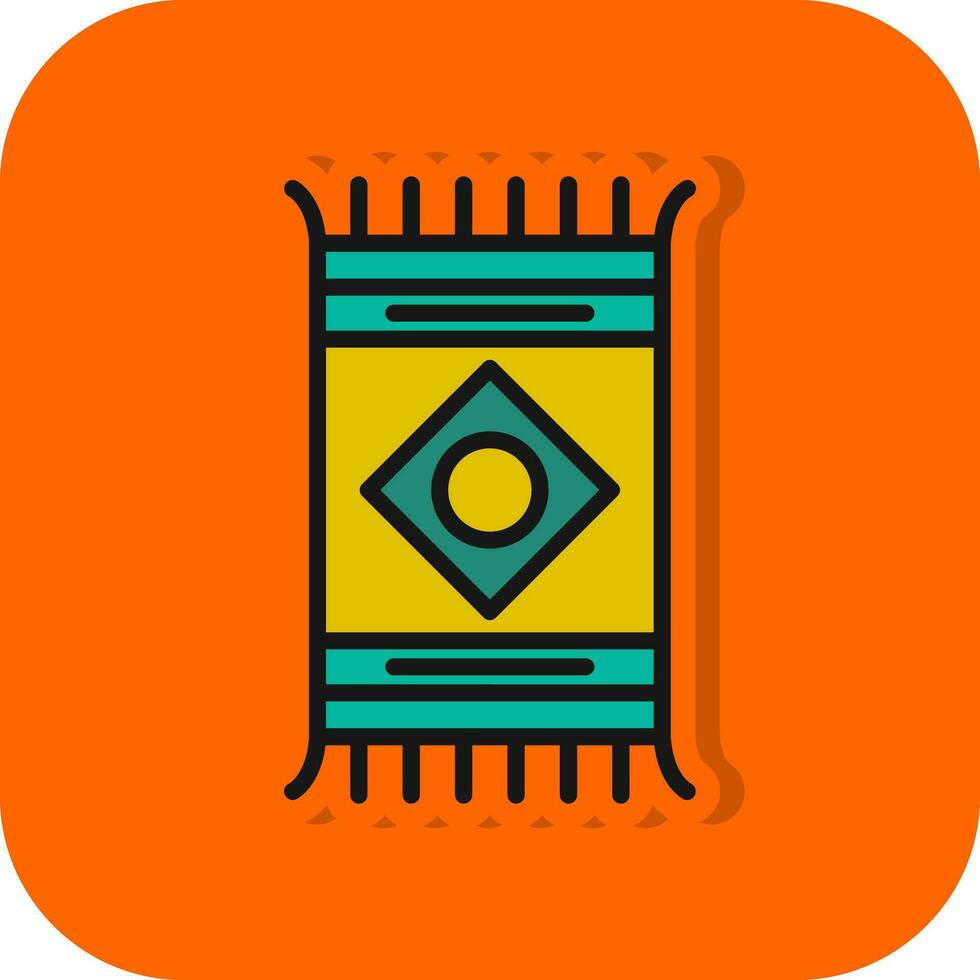 diseño de icono de vector de alfombra