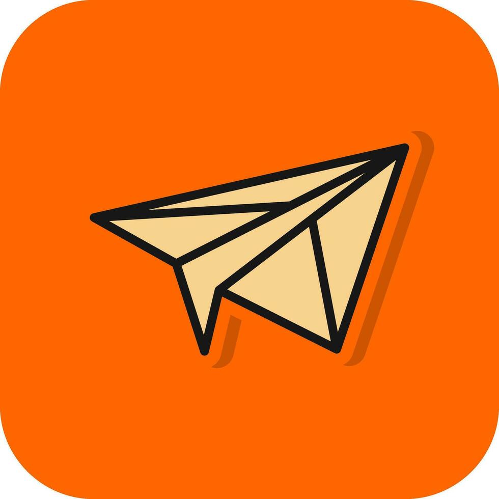 Paper plane Vector Icon Design