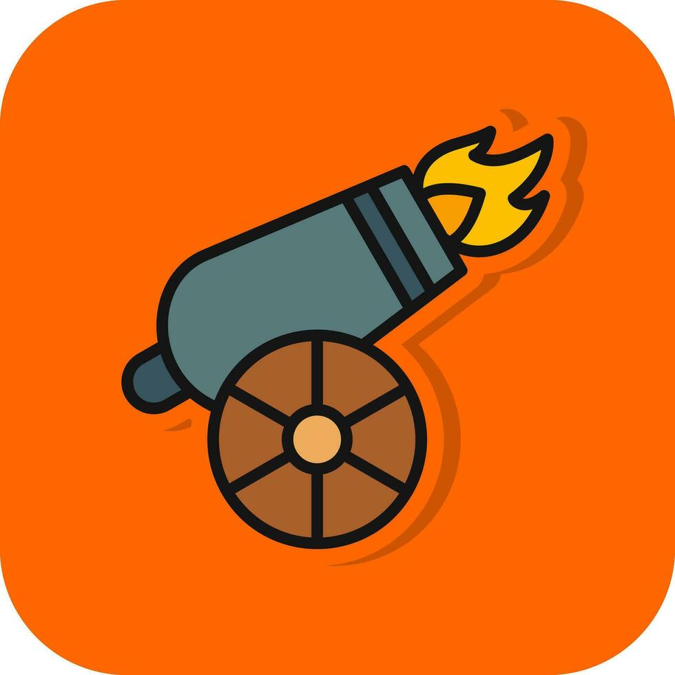 Cannon Vector Icon Design