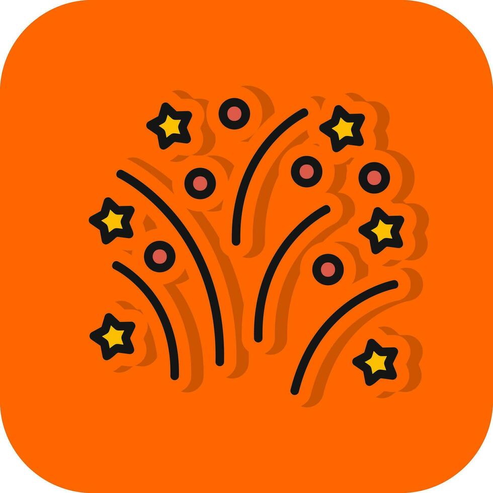Fireworks Vector Icon Design