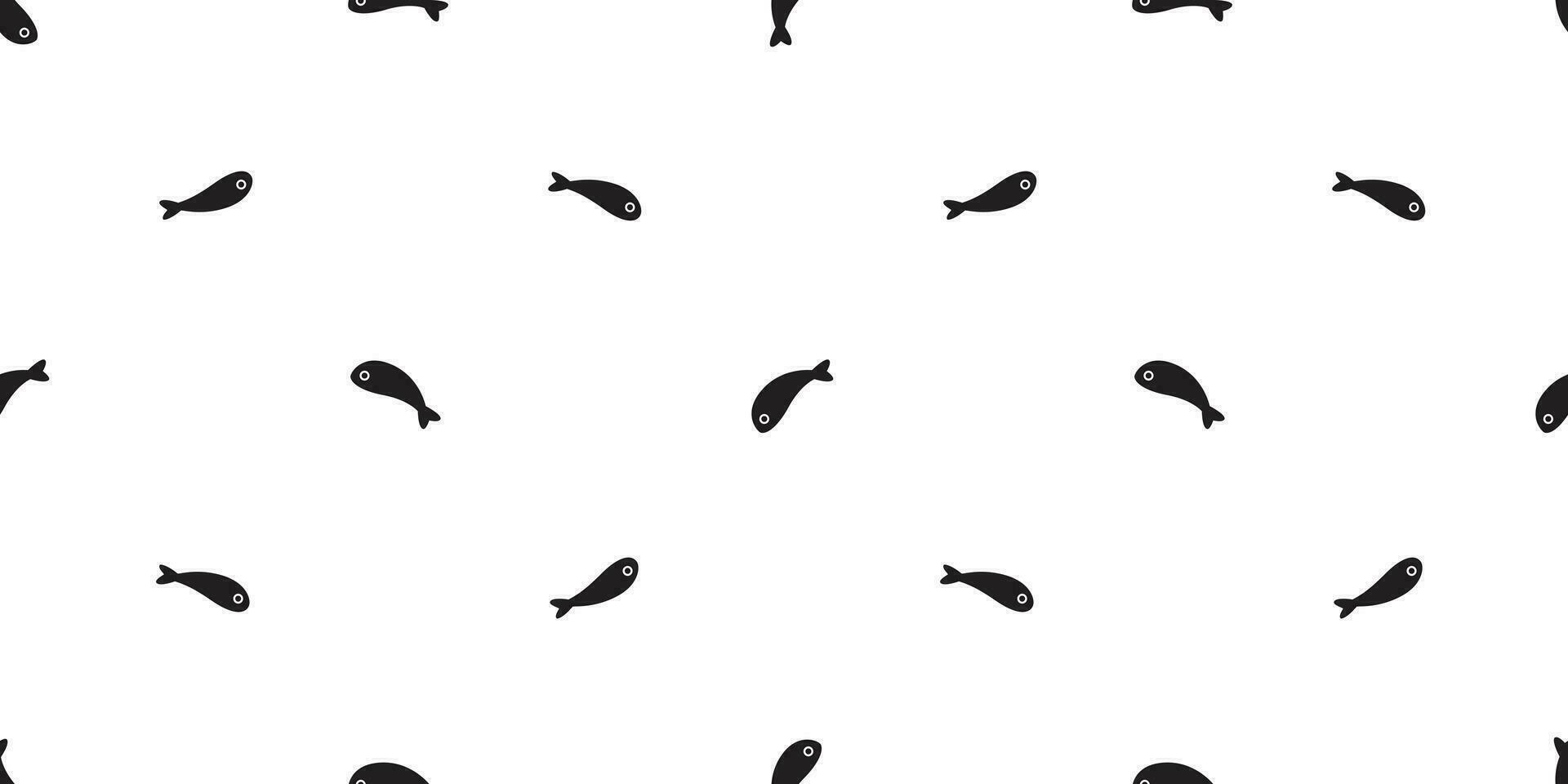 pescado sin costura modelo vector salmón atún bufanda aislado tiburón delfín ballena Oceano mar dibujos animados repetir fondo de pantalla loseta antecedentes garabatear ilustración