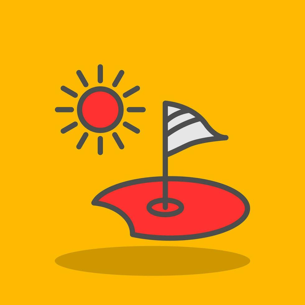 Field Vector Icon Design