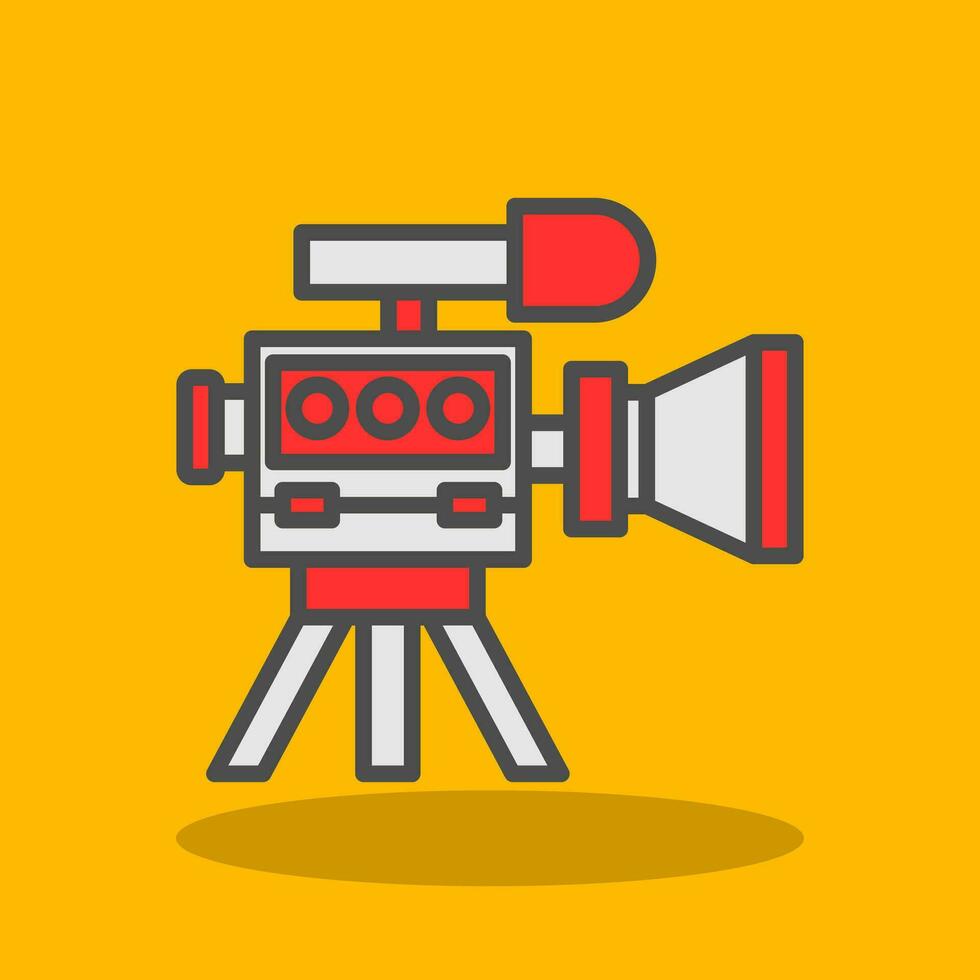 Video camera Vector Icon Design