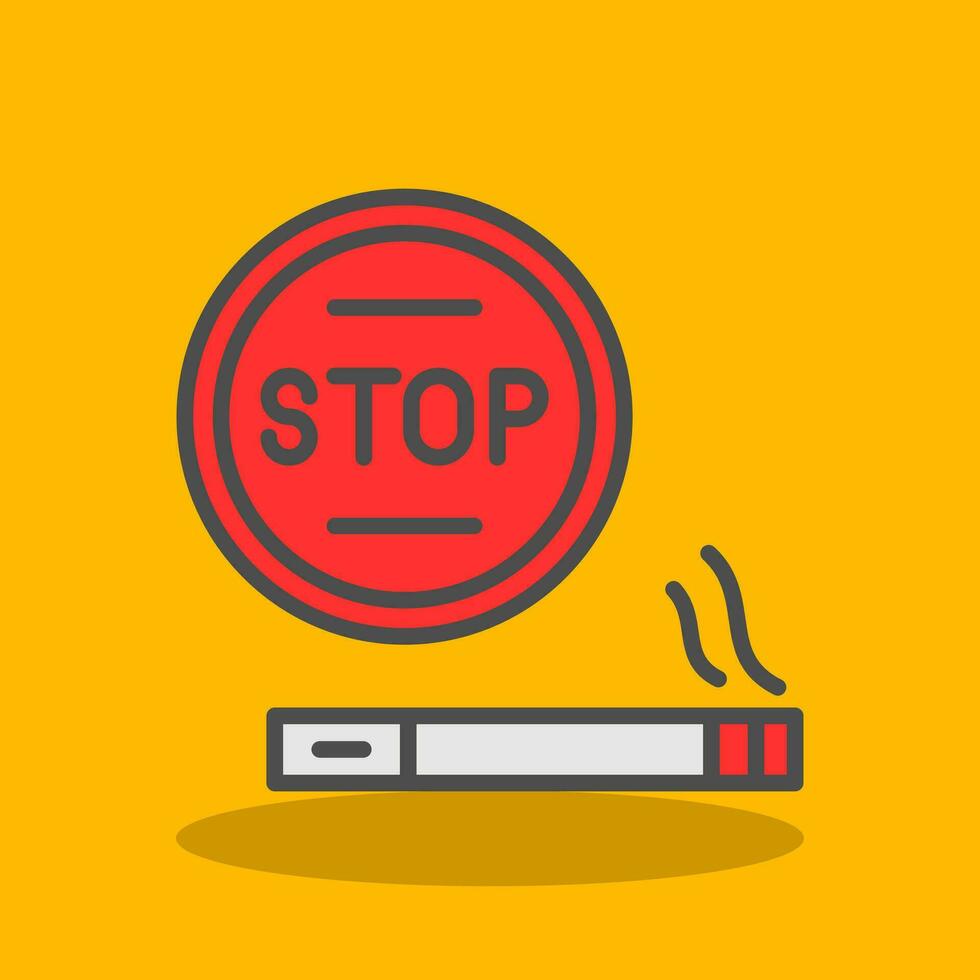 Stop Vector Icon Design